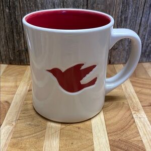 Starbucks | 2008 | Peace | Dove |Holiday Collection |White/Red Mug |Coffee |12oz